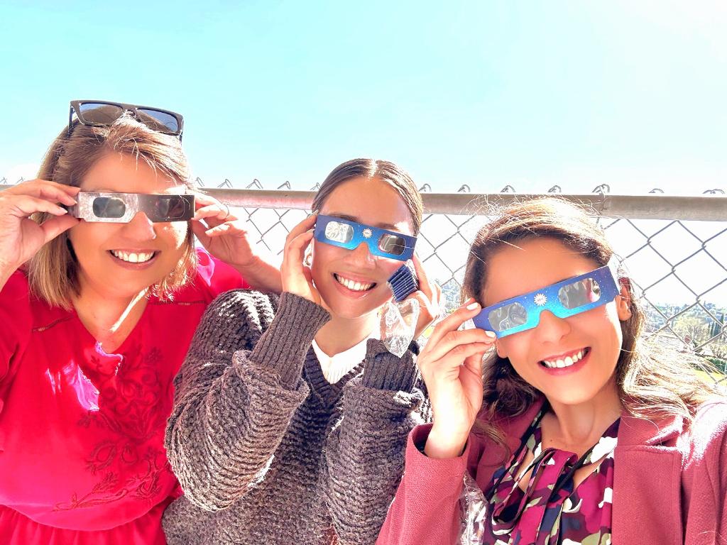 Our staff and students had a blast watching the eclipse today. Thank you to Ms. Shyanne and Aja for helping to get our kids safely viewing the event. We love our tutors.