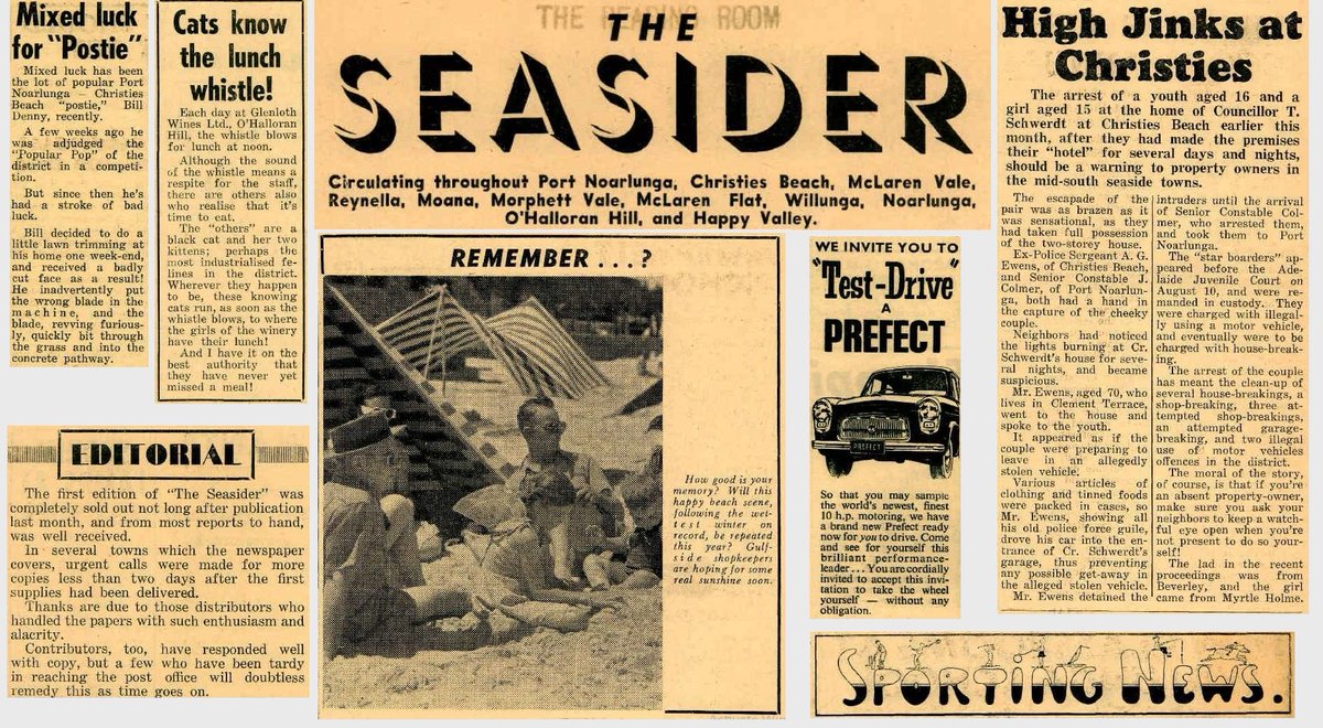 We’ve recently added The Seasider (1956 to 1963) to Trove. Here’s a snapshot of highlights from the first few issues. Read the paper: brnw.ch/21wID8Q