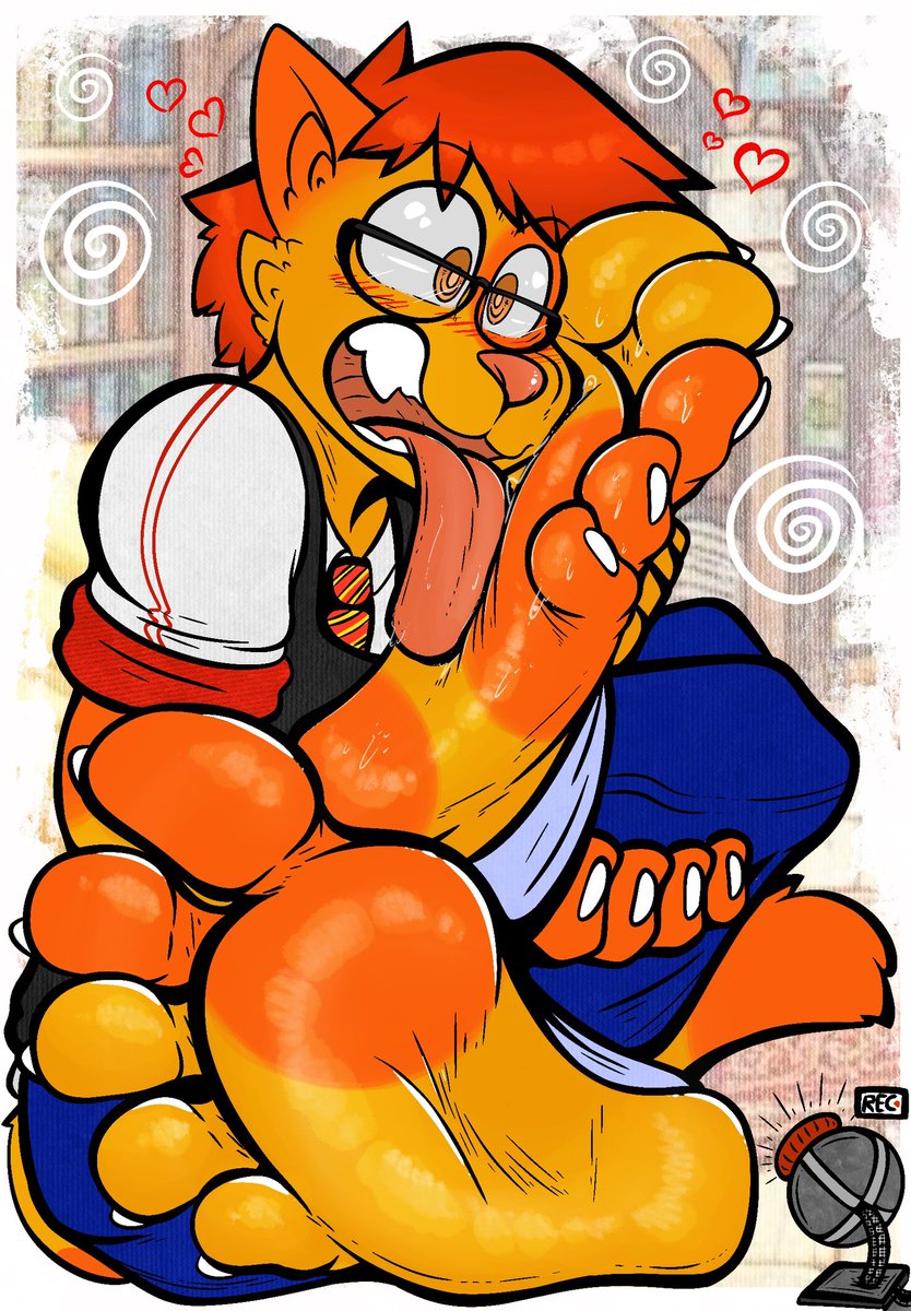 LeSebafox's tweet photo. Oh no Josh, for a guy with such a big brain, he seems to offer no resistance to mind tricks…Maybe he enjoys this and that is why he does not even bother resisting
Lucky for him his orders were to  show off his huge feet and lick, kiss and nibble his soles as much as he wants~
— https://t.co/LSl8WsvGJH