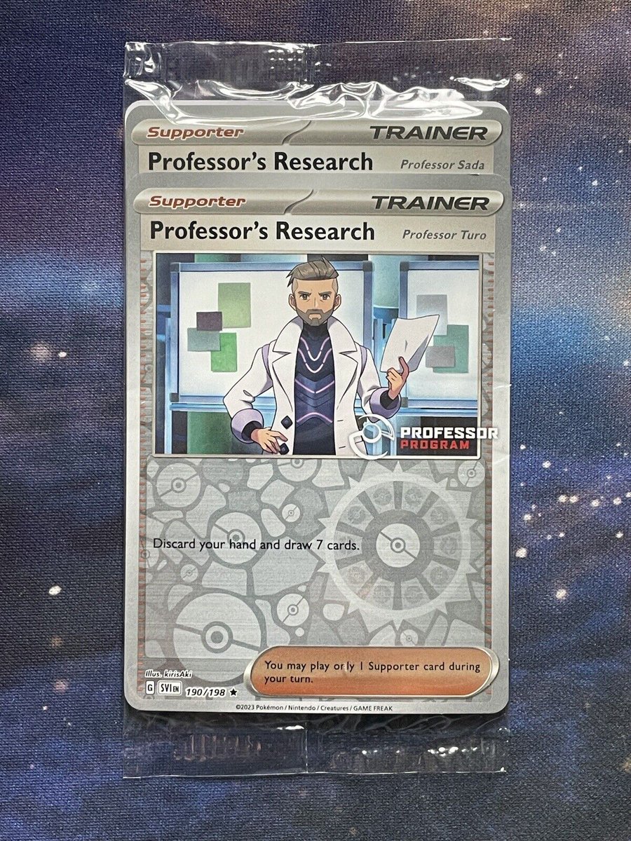 2X Pokemon Professor's Research - Professor Program Promo - SVI Scarlet & Violet Ad: https://t.co/20bZNiFN6i https://t.co/umMA5Jriyk 2X Pokemon Professor's Research - Professor Program Promo - SVI Scarlet & Violet Ad: https://t.co/20bZNiFN6i https://t.co/umMA5Jriyk
