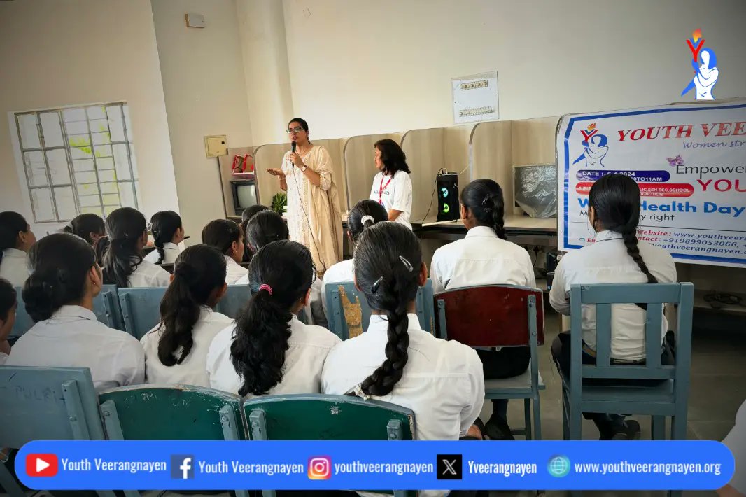 Youth Veerangnayen Hanumangarh(Rajasthan) conducted a seminar to talk about the importance of menstrual hygiene under the guidance of gynecologist Dr. Suman Meghwal. #Menstruation #MensturalHygiene #MensturalCycle #MyHealthMyRight #Hygiene #FreeCamp #Awareness