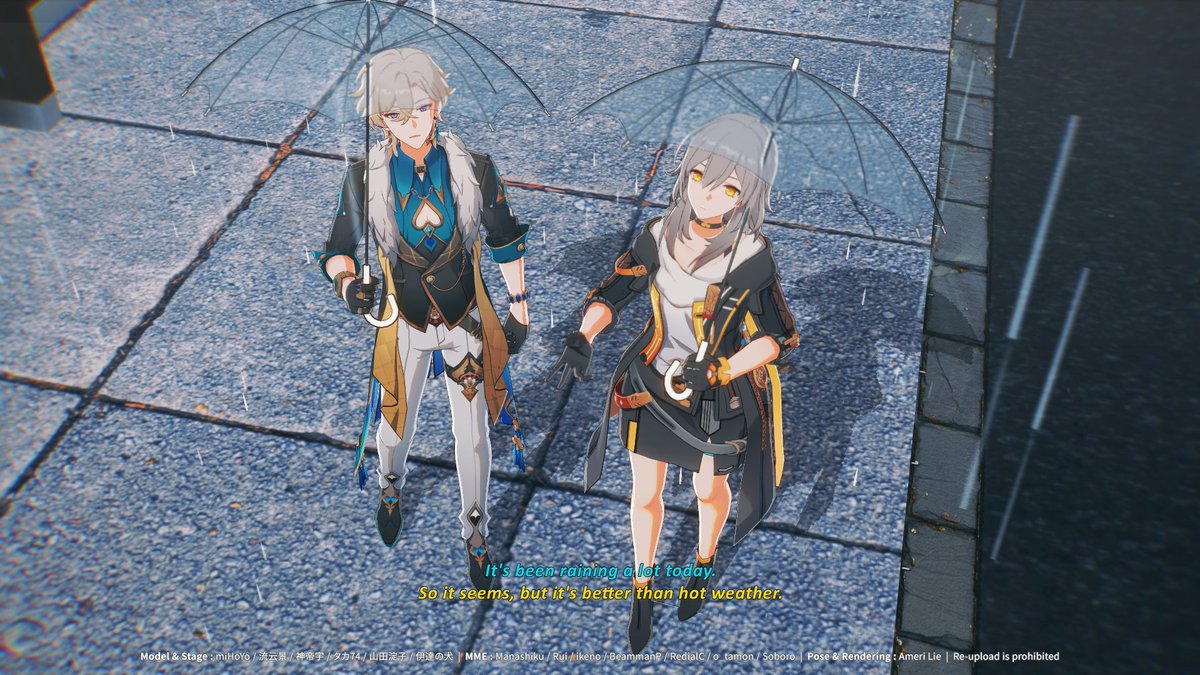 ameri_lie's tweet image. Rain and You (1/3)
#avenstelle