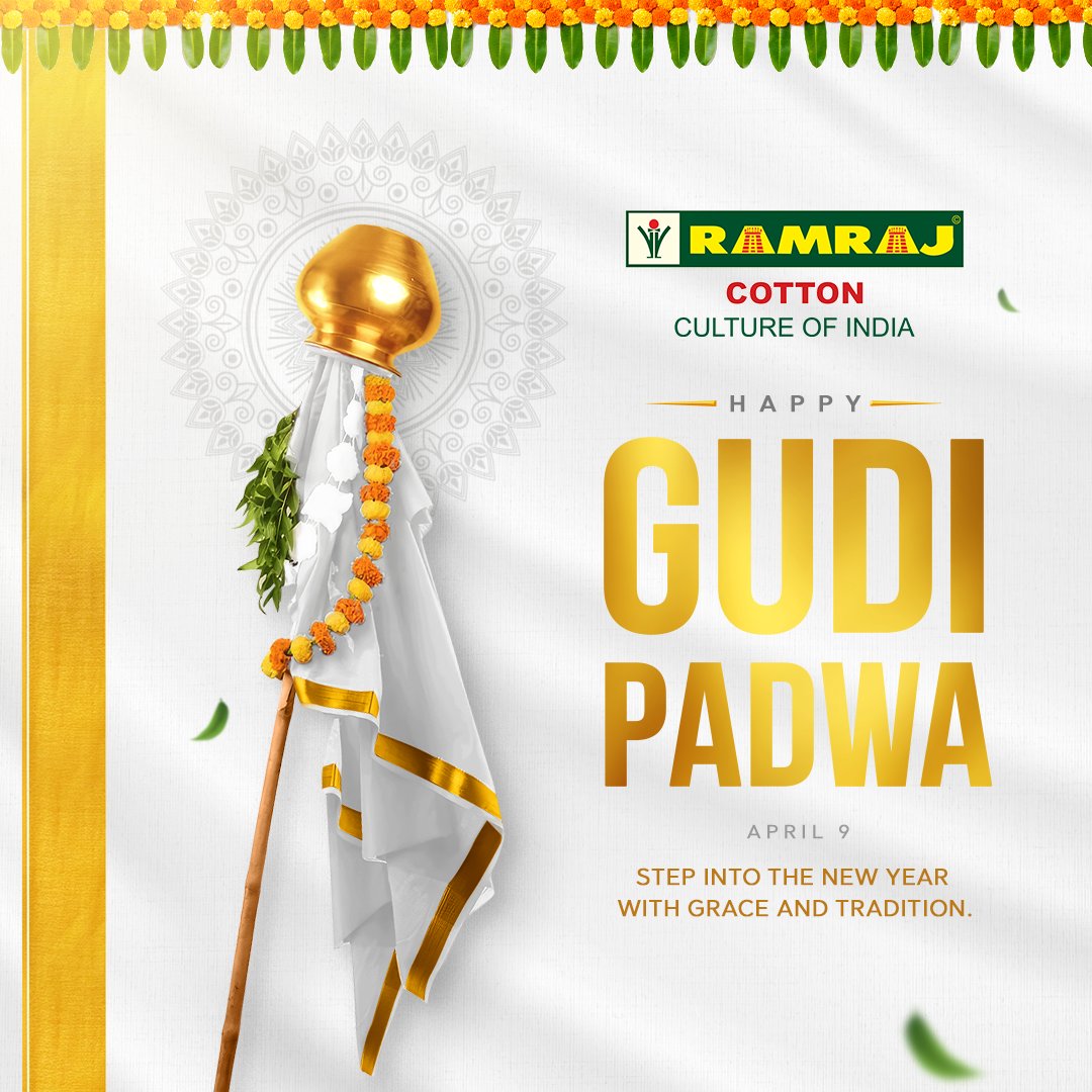 May this Gudi Padwa usher in happiness, peace, and prosperity for you and your family! #GudiPadwa #newbeginnings #tradition #celebration #festivities #Ramraj