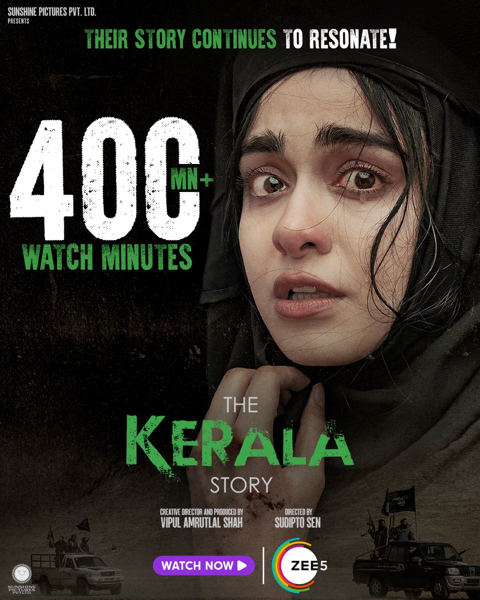 We know, #TheKeralaStory broken almost all the records of Indian cinema... for us, the most important thing is that it touches so many hearts globally that even after a year of release of the film, people are talking about it... People are coming up with large range of