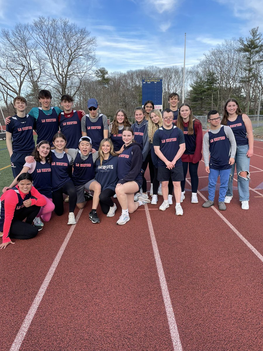 Had a great first ever Unified Track and Field Meet today!

Thanks to our friends from @A_B_Athletics for hosting!

#playunified