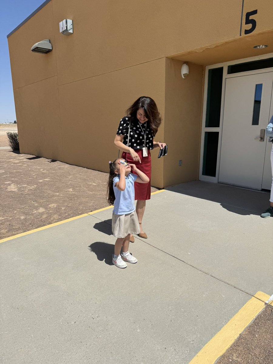 Enjoyed viewing the Solar Eclipse, but I loved witnessing our teachers, leadership team, and staff as they ensured our little Lions got to experience it most! #TeamSISD #NxtLevel 🌒