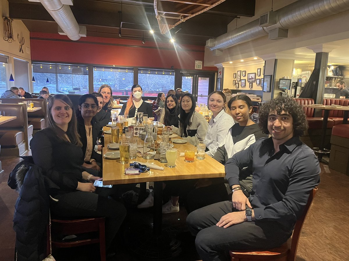 We gathered with our lab members to celebrate the success of all presentations and posters, marking a collective achievement.