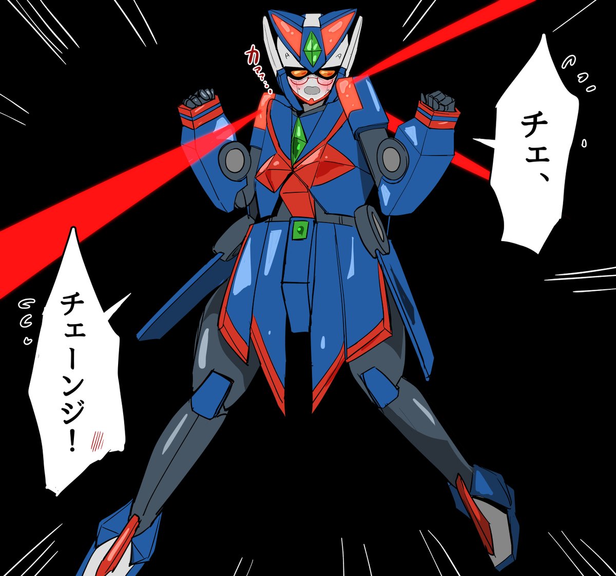 こいつもっと描きたい
久々に熱くなれるOCである 