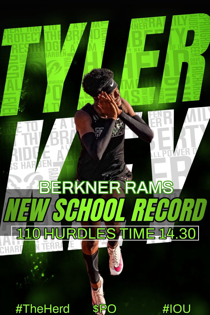 Congratulations to Tyler Key of Berkner. No Ceilings!!!! Keep going!!!! #TheHerd $PO #IOU @BERKNERFOOTBALL @berknerathletic @CoachButler5 @bhsstem @RAMS_BBC @leslie_slovak @CoachNine7 @kacage @SharondaTims @erinjoy68