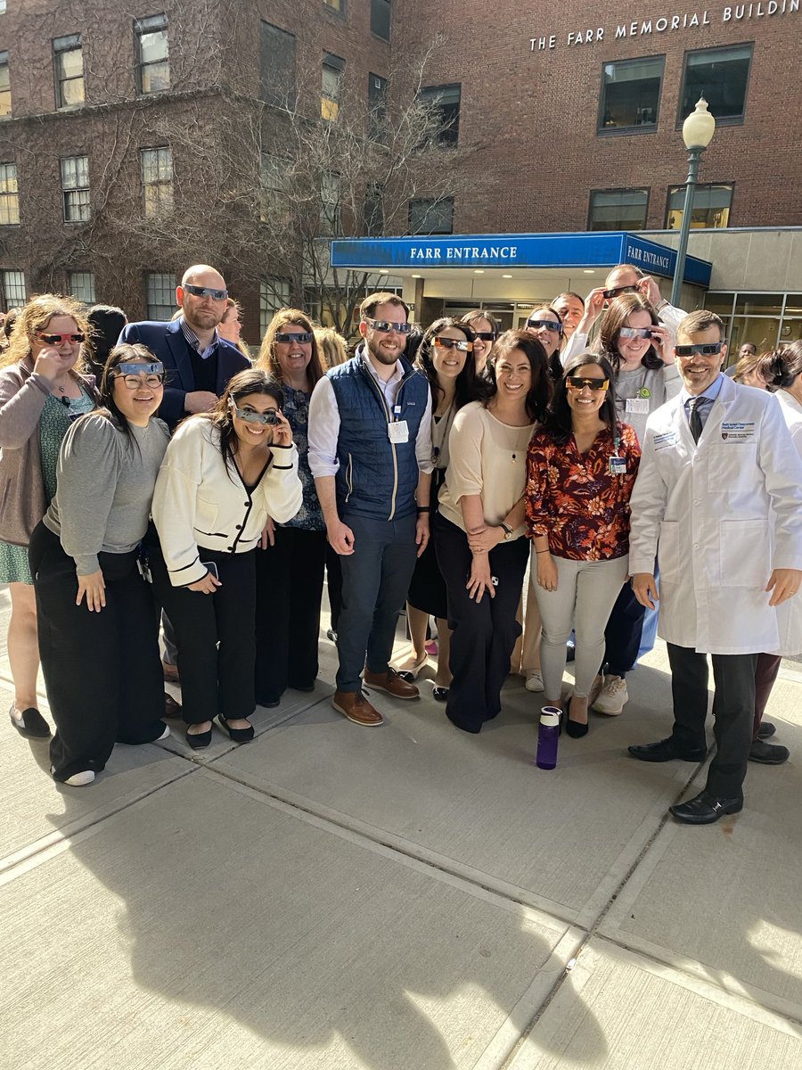 Total eclipse of the heart (failure) team at BIDMC! ⁦<a href="/BidmcCvi/">BIDMC CVI</a>⁩