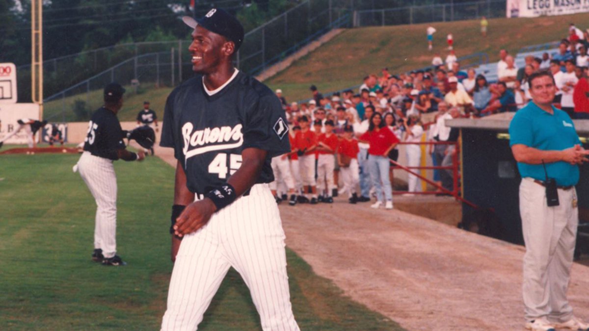 30 years ago today, Michael Jordan made his Minor League debut. In his lone season with the Barons, he repeatedly showed his tenacity -- even when the game humbled him: atmilb.com/3xvsdZ5