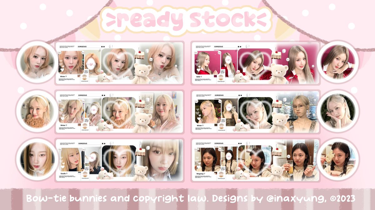 ericxswohn's tweet photo. #ZonaUang #ZonaJajan #ZonaBA
LAYOUT COQUETTE RS READY : WINTER - GISELLE - NINGNING - REI - WONY WONYOUNG - YUJIN - LEESEO - LIZ - SAKURA - YUNJIN - CHAEWON - KAZUHA - EUNCHAE - UMJI - IRENE - MINJI - SULLYOON - WONHEE - MOKA - MINJU - BELLE - CHIQUITA - AHYEON - 8K - 09 https://t.co/AeM9XVjUyN