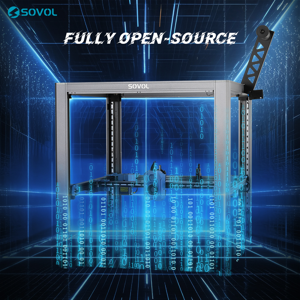 Pay tribute to Voron and Klipper,🫡🫡 SV08 will be fully open-sourced.
🔗Click the link to learn more about SV08: landing.sovol3d.com/8XS

 #Sovol #SV08 #3dprinting #3dp #3dprinter #Klipper #discord #giveaways