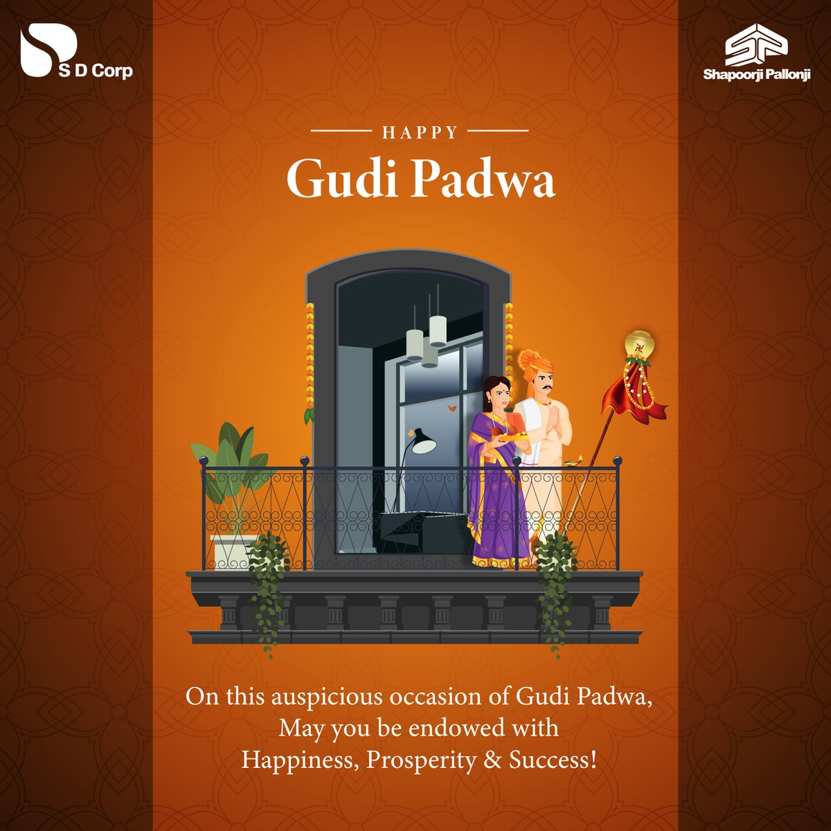 Wishing you a very Happy Gudi Padwa! May this auspicious occasion bring prosperity, joy, and success to your life. As we celebrate the day, let's embrace the spirit of renewal and rejuvenation.
#gudipadwa #festivetime #prosperity #success #SDCorp #ShapoorjiPallonji #realestate