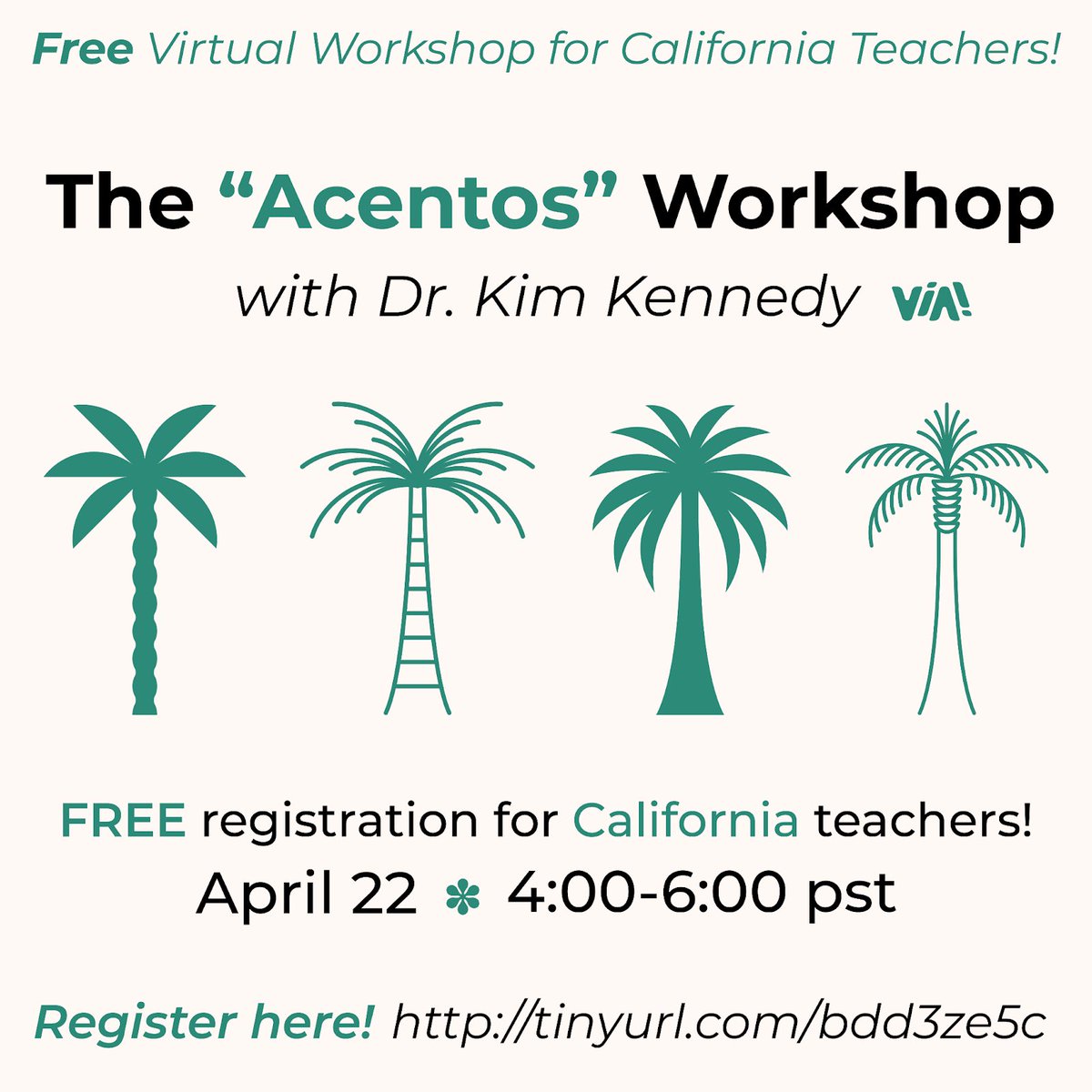 Calling all TK-12 Spanish language teachers in CALIFORNIA! Register here for a free of charge professional learning workshop  that will provide practical strategies for teaching acentos with @pocketprofe lacoe.k12oms.org/1539-244693