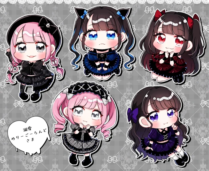 【おしらせ】溺愛めりーごーらんど( ) さまのラストワンマンLIVEグッズイラスト担当させていただきました!卒業寂しいけど1stに引き続きまた描かせてもらえて嬉しかった #できめり 