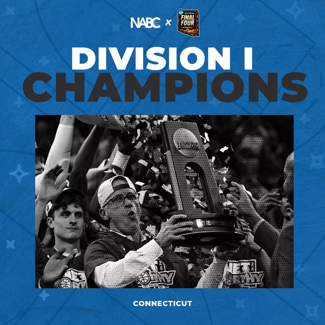 Back-to-back! History made! Congratulations to Dan Hurley and his UConn program!