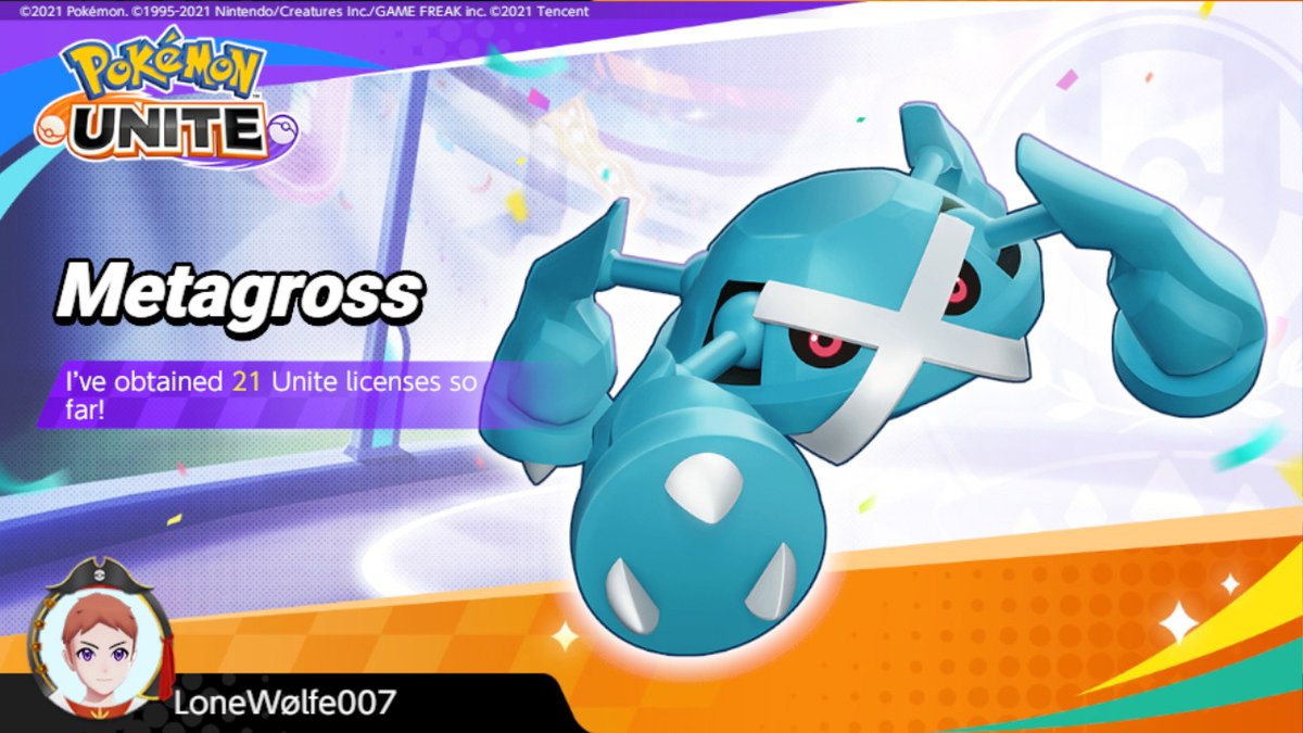 LoneW0lfe007's tweet photo. Yay, a new one! #PokemonUNITE #NintendoSwitch https://t.co/ReJpcAZtOE