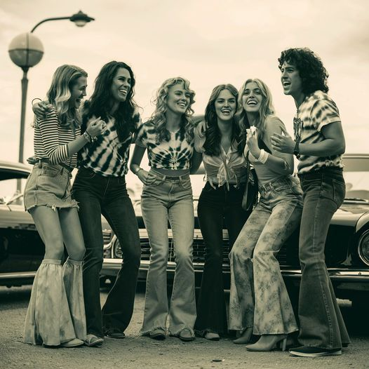 1970s fashion tie dye