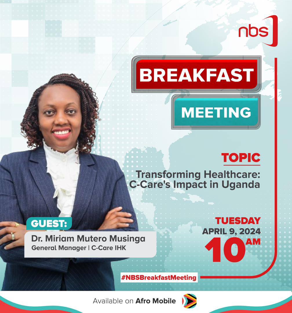 C_Care_Uganda's tweet image. Join us at 10 am on @nbstv, as we share our innovative approaches, patient-centered care, and commitment to making a difference.

Don't miss!!
#BigOnCare
#NBSBreakfastMeeting