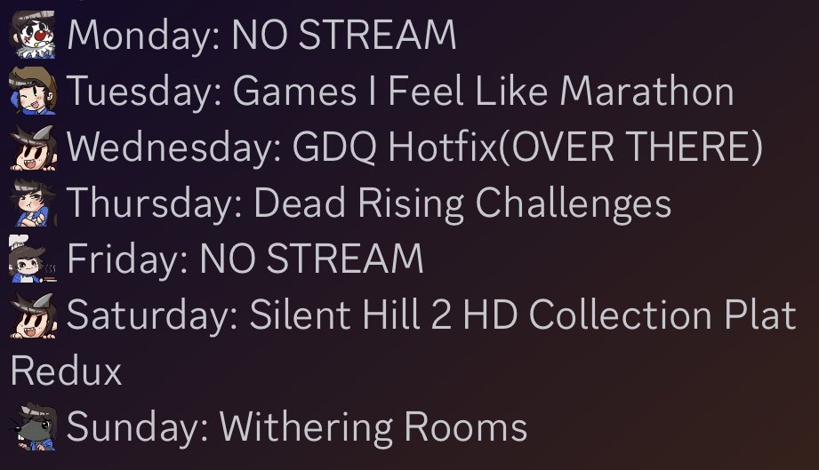 The back to back streams after the HD collection caught up with me a bit so I’ll be taking tonight off but here is the plan for the week. I plan on running back the plat trophy run where hopefully it will be better off this time.
