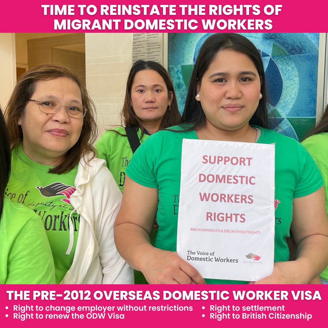 'The 2012 removal of these rights inflicted grave injustice on migrant domestic workers, leaving them vulnerable to exploitation and stripping them of agency, condemning them to uncertainty and insecurity.' #vodw @thevoiceofdws
