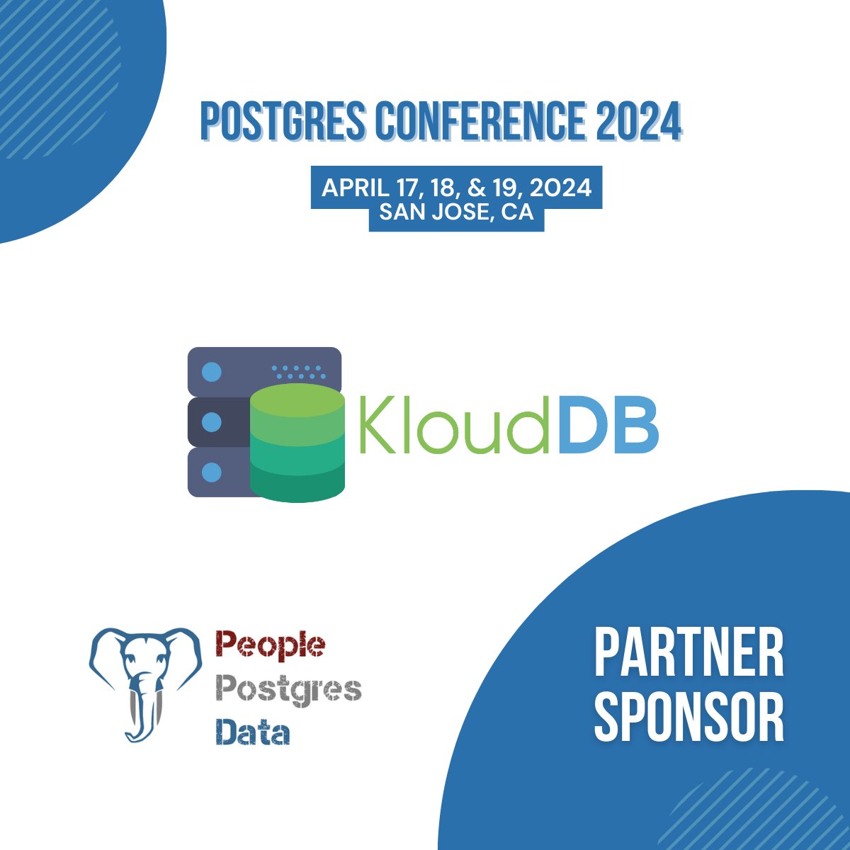 postgresconf's tweet image. A special thanks to our newest Partner Sponsor #KloudDB! 
Join us at #PostgresConf 2024 and discover the future of database management and monitoring. 
Secure your tickets now: postgresconf.org/conferences/20…
#monitoring #opensource #postgres #metrics 
@PostgresWorld