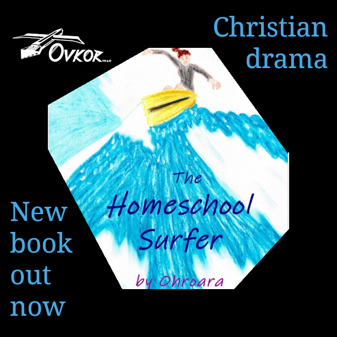 'The Homeschool Surfer' by Ohroara is available now. It has themes of Christianity, homeschooling, friendship, family, and surfing.  ovkor.com #surfing #homeschool #homeschooling #surfer #Christian #Christiansurfer #Christianbook #Christianhomeschool #Ohroara #Ovkor