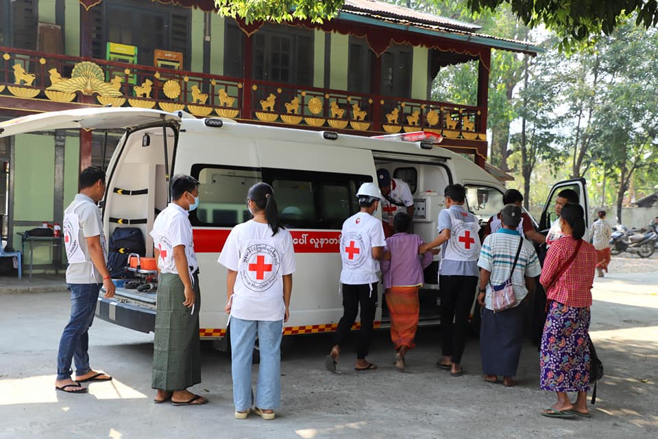 MyanmarRedCross tweet picture