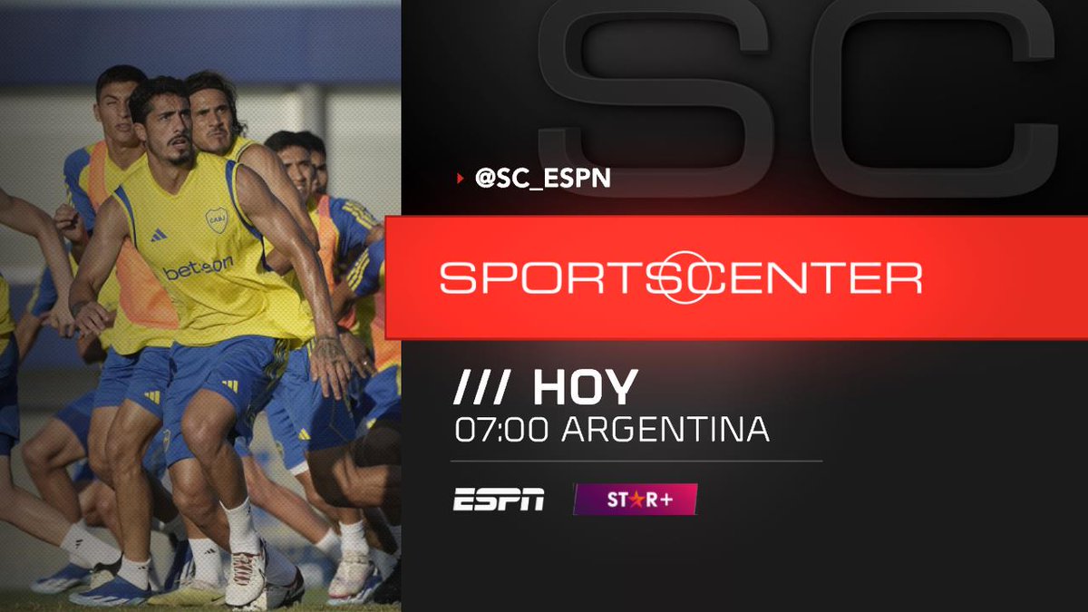 EN MINUTOS - Comienza un martes de #CHAMPIONSxESPN, #Libertadores y #Sudamericana. Vos lo arrancás... ¡¡de la mano de #SportsCenter!! 

📺 #ESPNenStarPlus