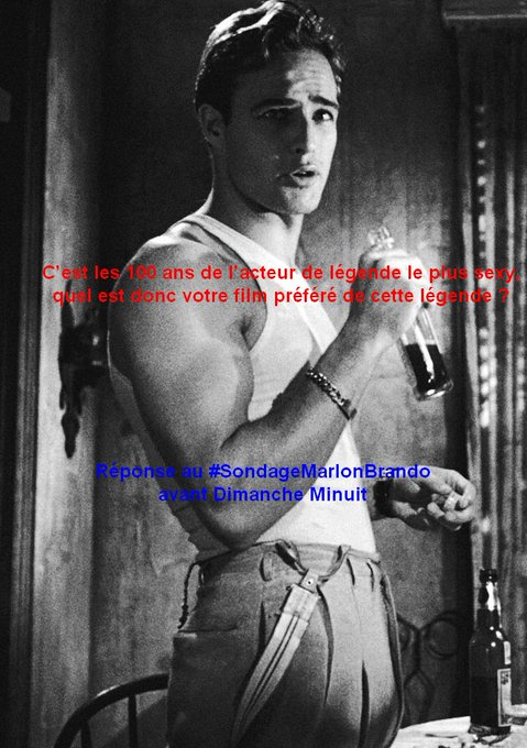 merlinpapin3's tweet photo. .@FredOL69007 .@tbarnaud Top de mes Tweets les plus vus hier
#SondageMarlonBrando Résultat
A la #JTVcesoir
Pensée #JacquesBrel
Vu #TheLimitsofControl #DCC2024
Vu #LeParrain #DCC2024 https://t.co/Sp9h1PBDPG
