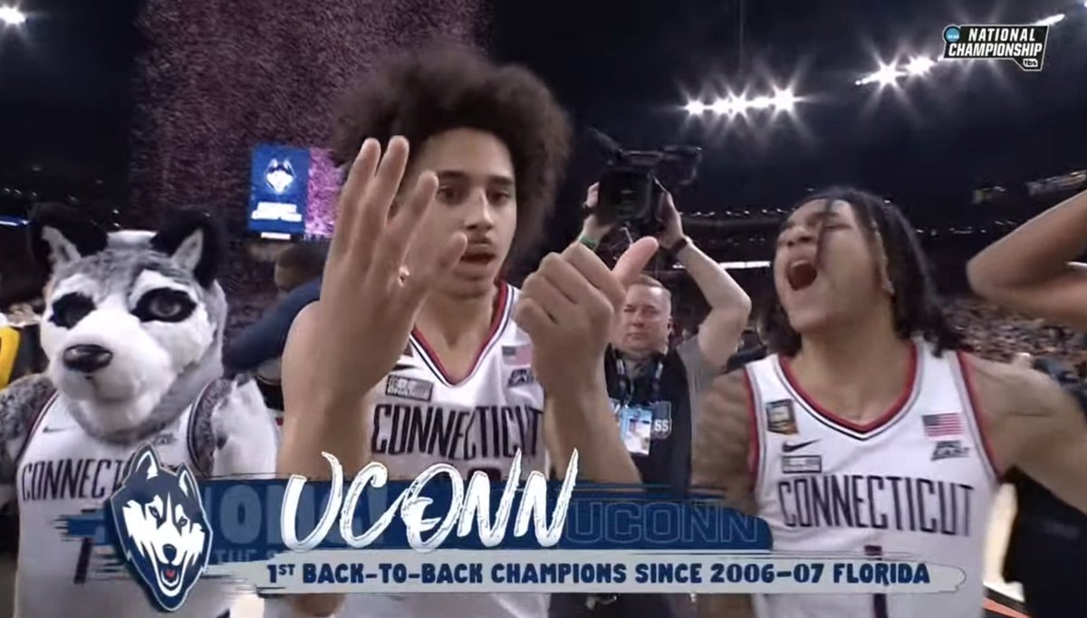 UConn doing their best Jordan impression