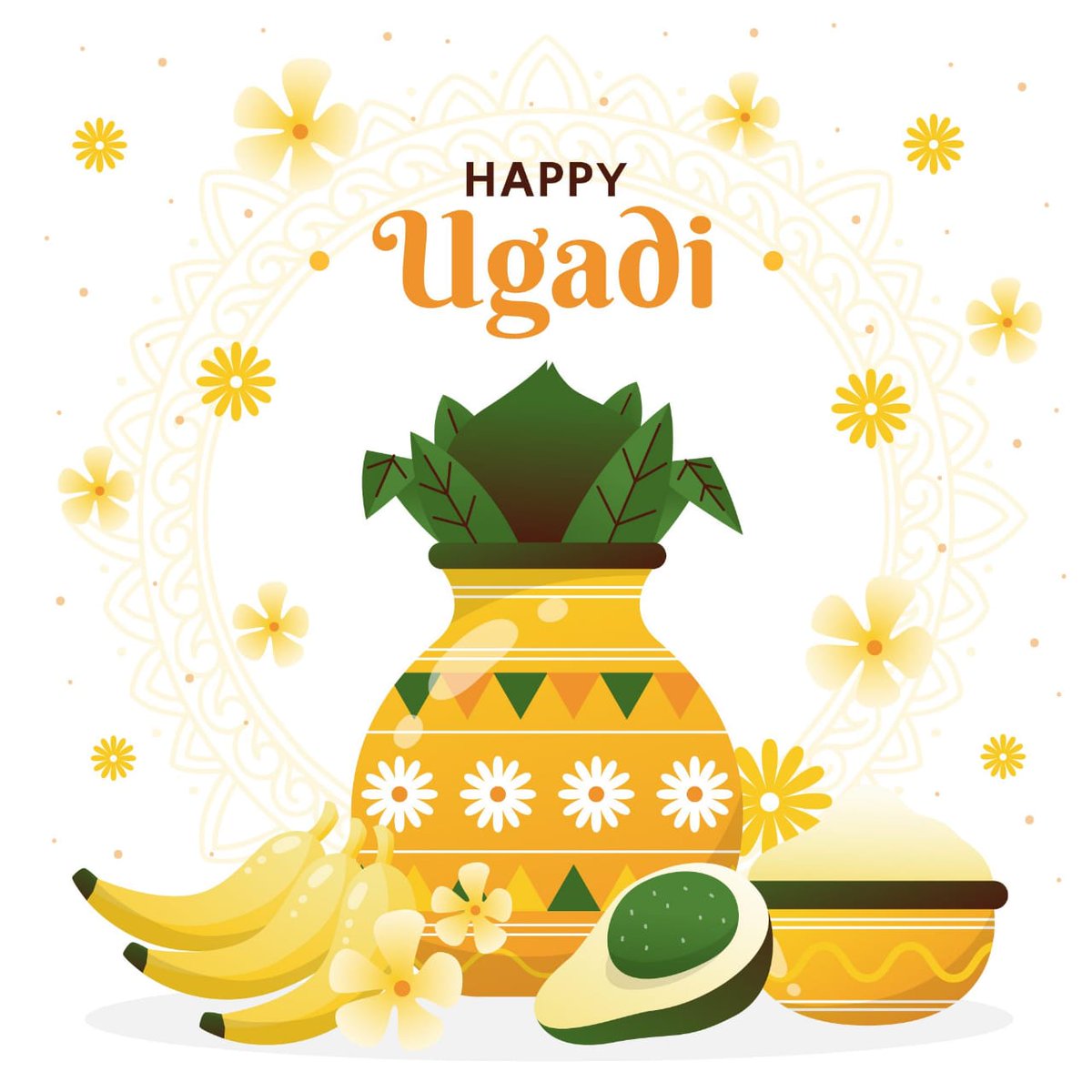 శ్రీ క్రోధి నామ సంవత్సర ఉగాది శుభాకాంక్షలు !!! Wishing Happy Ugadi to Everyone !!!