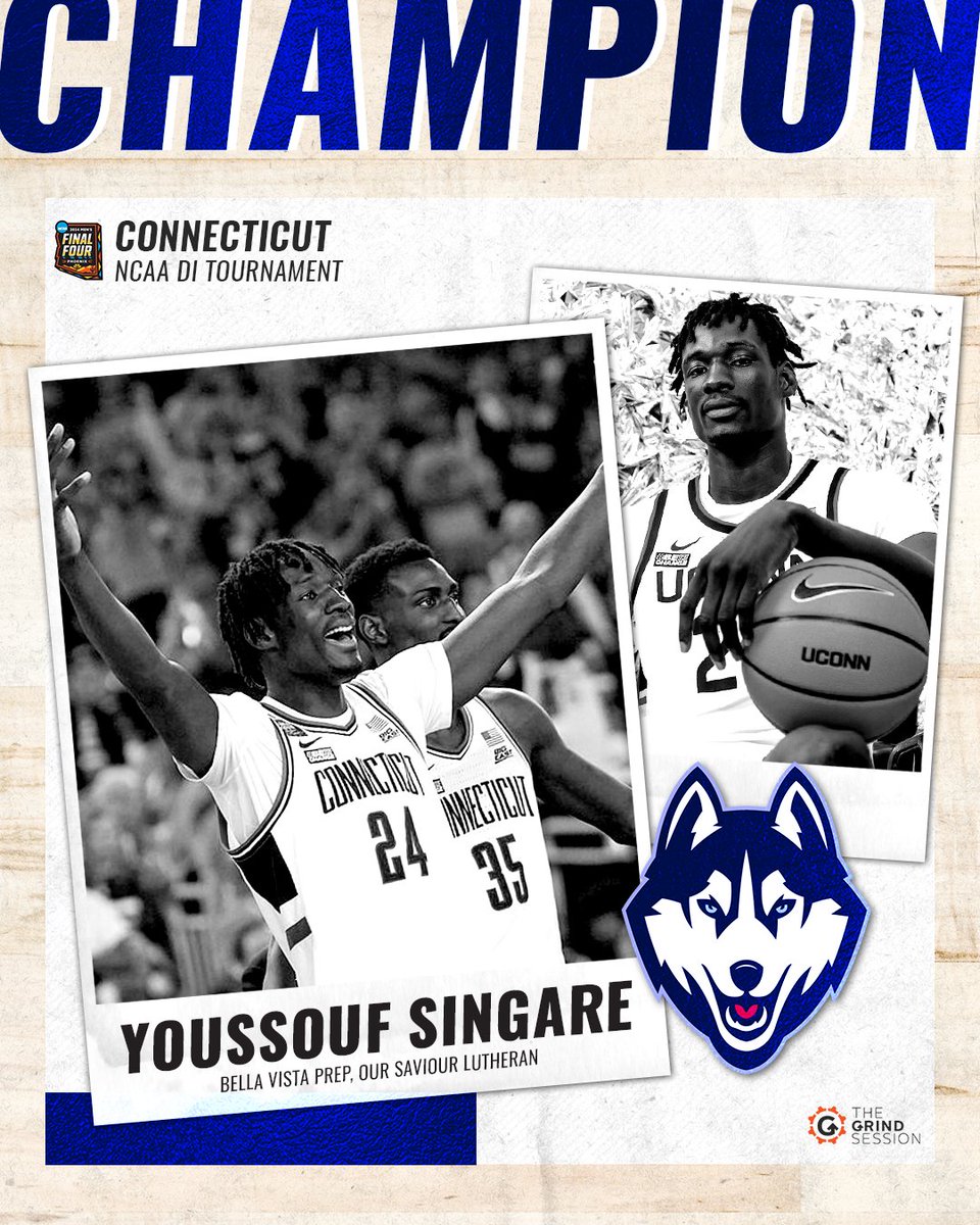Congrats to Youssouf Singare and the UConn Huskies for winning the national championship!