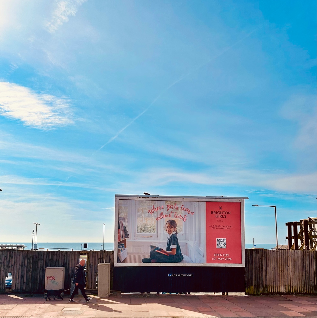 We hope everyone is having a wonderful break! ☀️ We're still loving spotting these around the city. Our next Open Day is on the 1st May, join us to discover what makes Brighton Girls unique! shorturl.at/bhiG7 #WhereGirlsLearnWithoutLimits