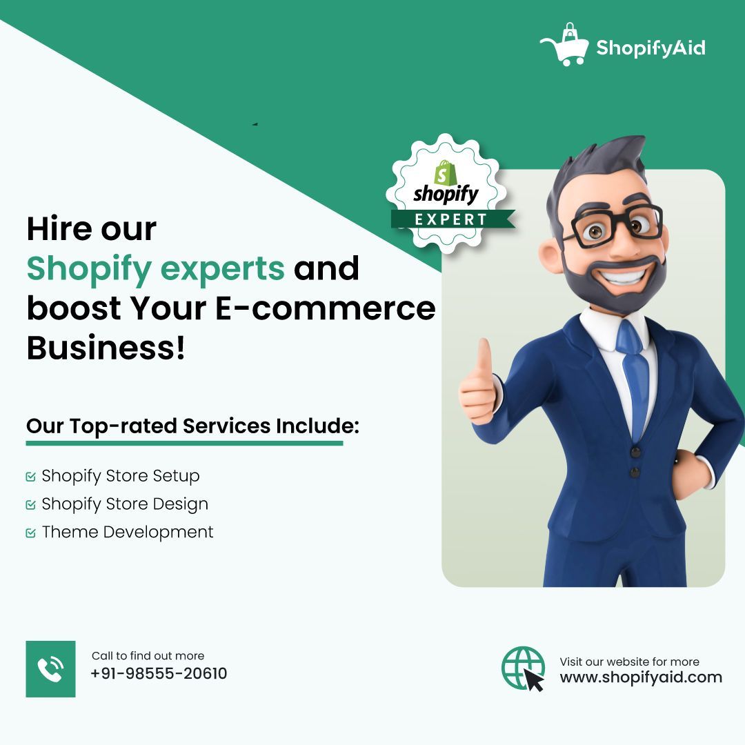 Boost Your E-commerce Business with ShopifyAid📈! Hire our Shopify experts for seamless online retail solutions✅🚀. Take your online store to new heights today!🌟 

#Shopifyaid #ecommercebusiness #ecommerce #ecommercetips #ecommercewebsite #ecommercestore #onlinebusiness
