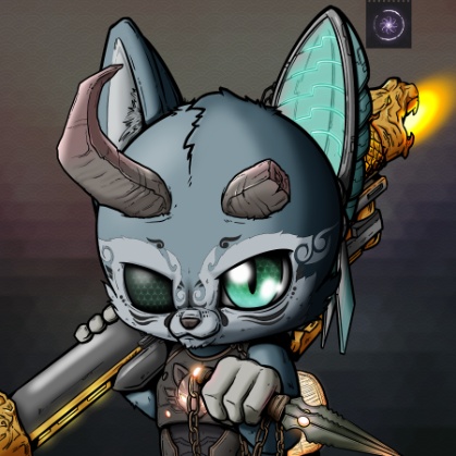 Our featured Mogwai of the week 🎮🔥 Battle tested and a force to be reckoned with, don't let their cute snout fool you 😈 🦊 Name: BINI ⚪️ Season: 1 ⚡️ Type: DREAM 🪦 Soulpoints: 4745 🚀 Rarity: LEGENDARY #NFT #Gaming #Season1 #BattleMogs