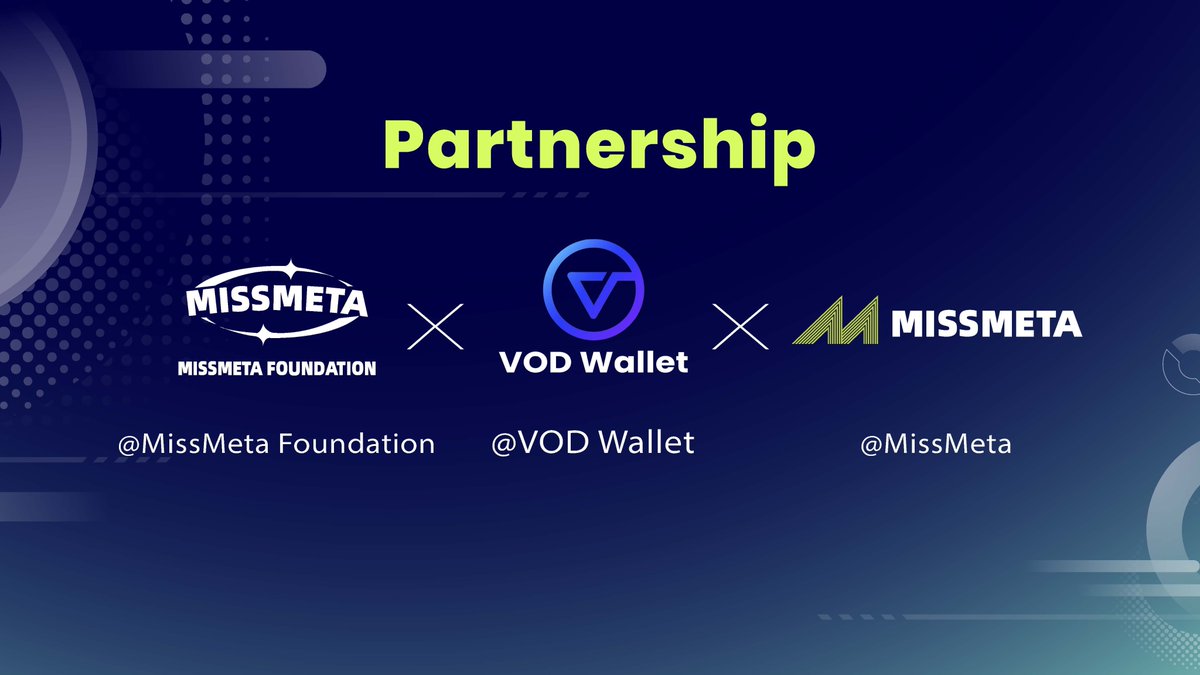 🎊 PARTNERSHIP ANNOUNCEMENT  Thrilled to announce our new #partnership with <a href="/VodWallet/">VOD WALLET</a> 

📍VOD Wallet is a one-stop multi-chain and ecological scenario aggregation wallet. A decentralized multi-chain wallet based on Meta.

🚀More great campaigns will come soon!!!
