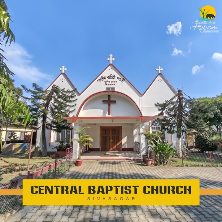Built by American Christian Baptist Missionaries in the year 1845, Central Baptist Church is one of the oldest church in North-East India. Rev Nathan Brown was the first pastor of this historical church.

#AwesomeAssam #AssamTourism #Assam #VisitAssam #Sivasagar