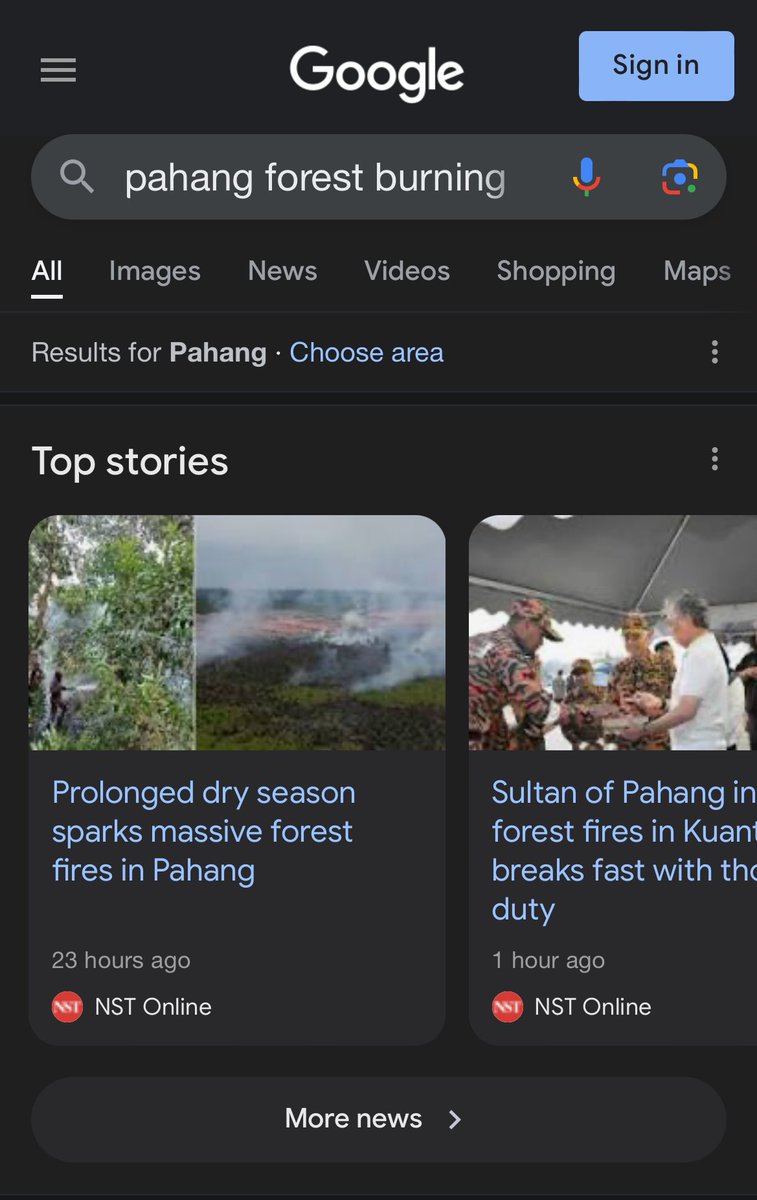 This time around we can’t blame our neighbours lol. It’s a localised haze happening due to the forest burning in Pahang and generally a dry weather in the whole Peninsular Malaysia. 😶‍🌫️