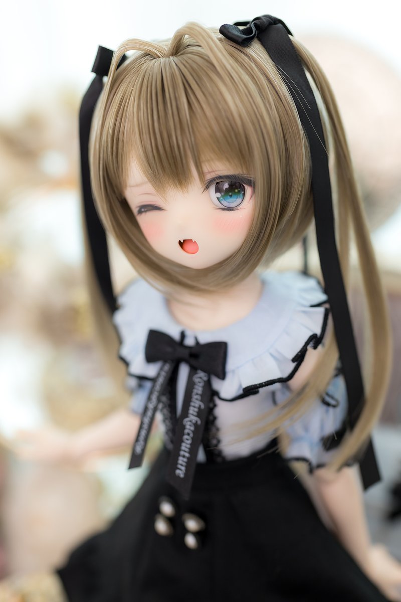ronronshuka's tweet photo. 新作ウィッグ♡
インテークツインミニ
バンスではなく細めのツインテールに見えるようにアレンジしてあります。

フェ��リーピンク、フォックスイエロー、シャインシルバー、シルキーホワイト、カーキブラウン♡

フォックスイエローとカーキブラウン新色です〜！！ 
#RonshukaCouture https://t.co/ZoJgll8DgY