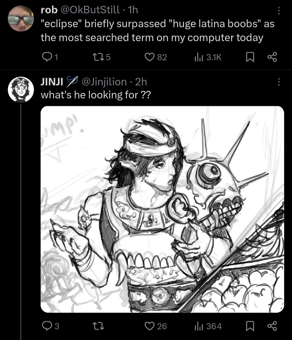 @Jinjilion The timing in my feed was good