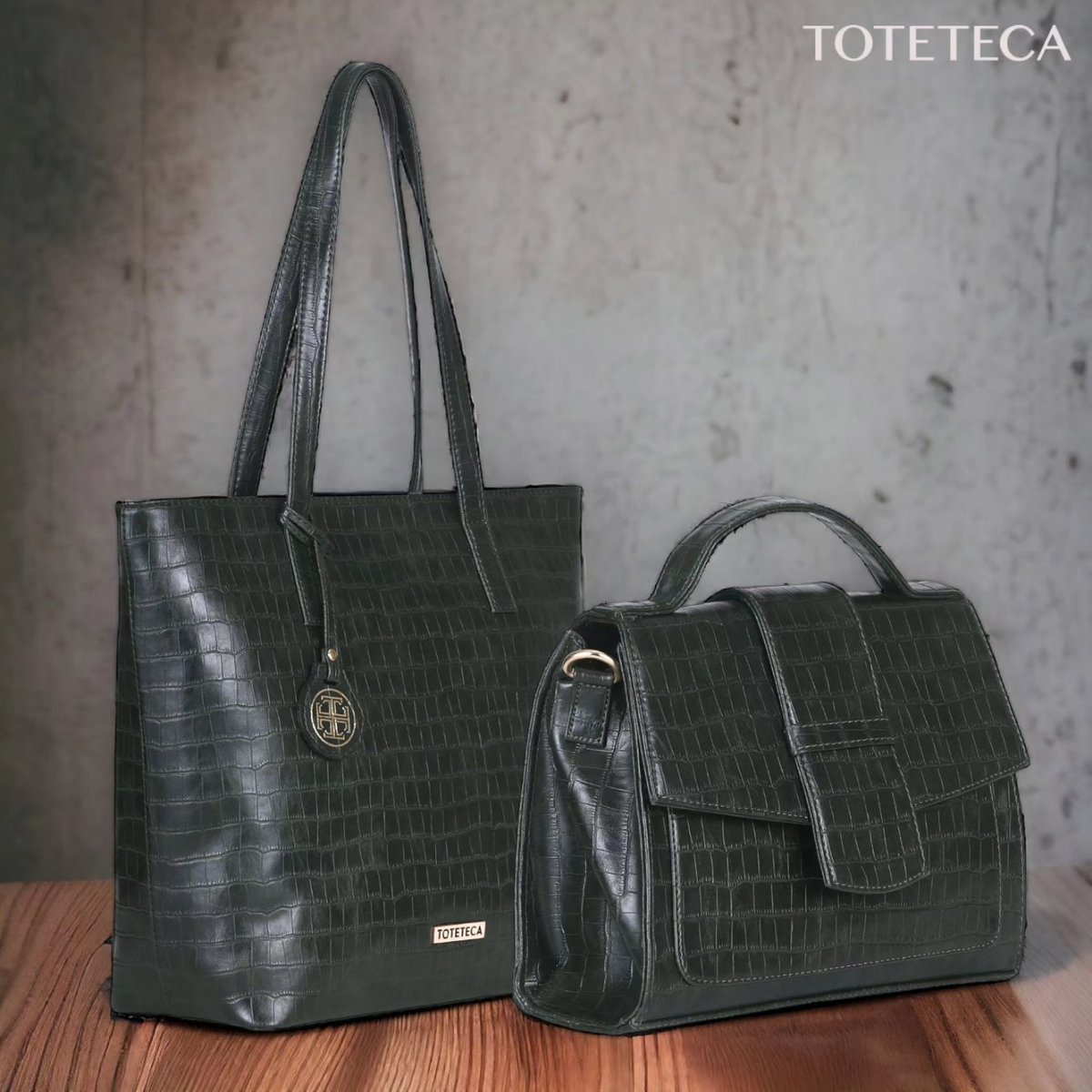 TotetecaBagWork's tweet image. Explore the versatility of green with Toteteca's Professional Shoulder Bag (₹1,299) &amp;amp; Formal Sling Bag (₹949)! Perfect for any occasion, from retro to smart casual. 🎒💚 #TotetecaCollection #GreenWithStyle #FashionVersatility