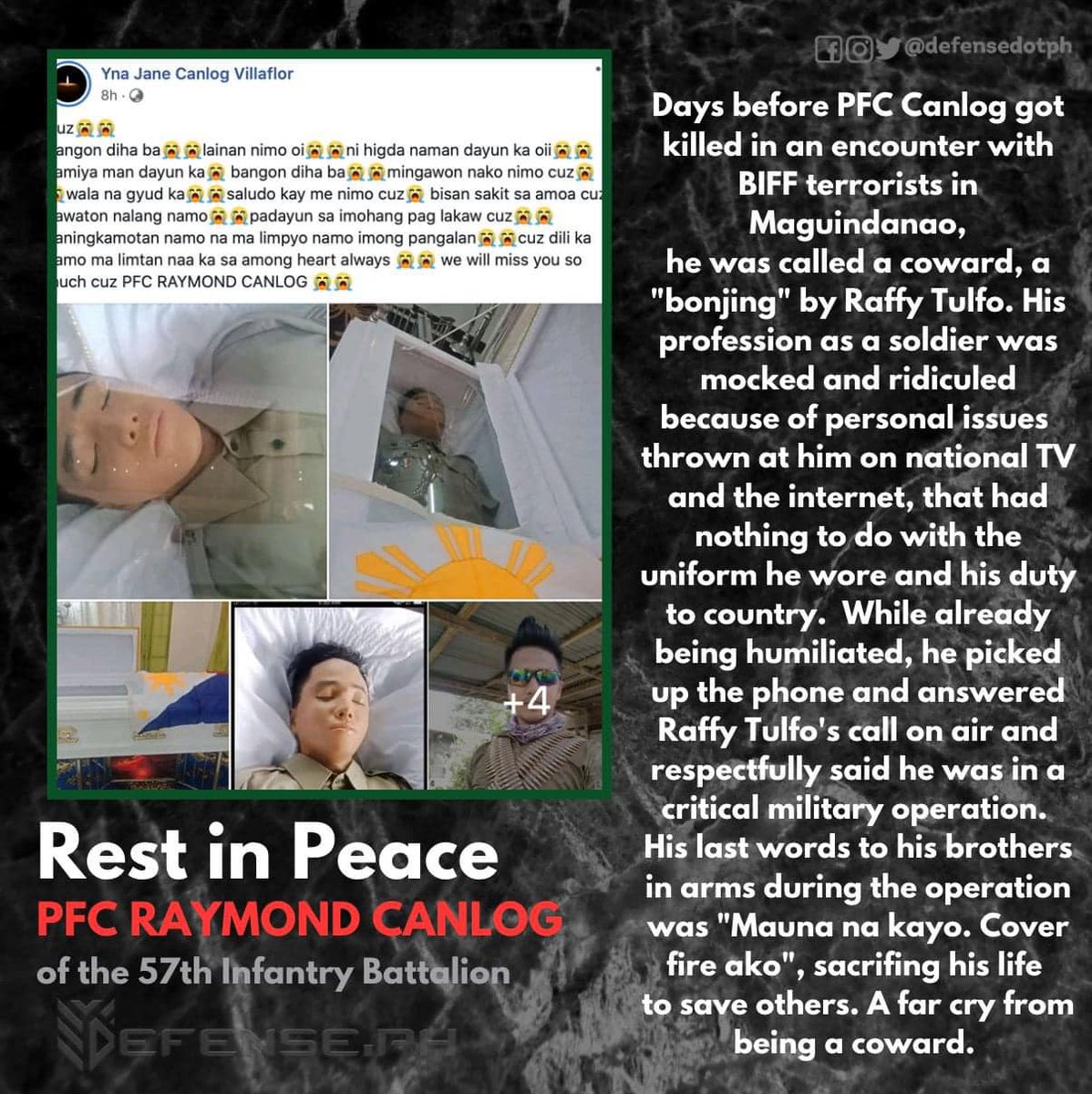 Shame on you Raffy Tulfo for calling this national hero "duwag" and "bonjing"! Hayop ka! 

Ipa tulfo niyo na ako sa I can have the privilege to slap this asshole with a baseball bat! 

Like, retweet, and tag the Tulfo's para mapansin. Salamat!