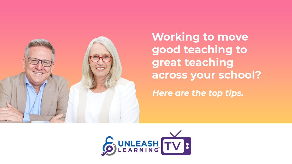 Genevieve Simson, former principal of Victoria University Secondary College, shares her top secrets to help move good teaching to great teaching across your school.
Unleash Learning TV👉shorturl.at/iopR8
#EducationalExcellence #TeachingSecrets