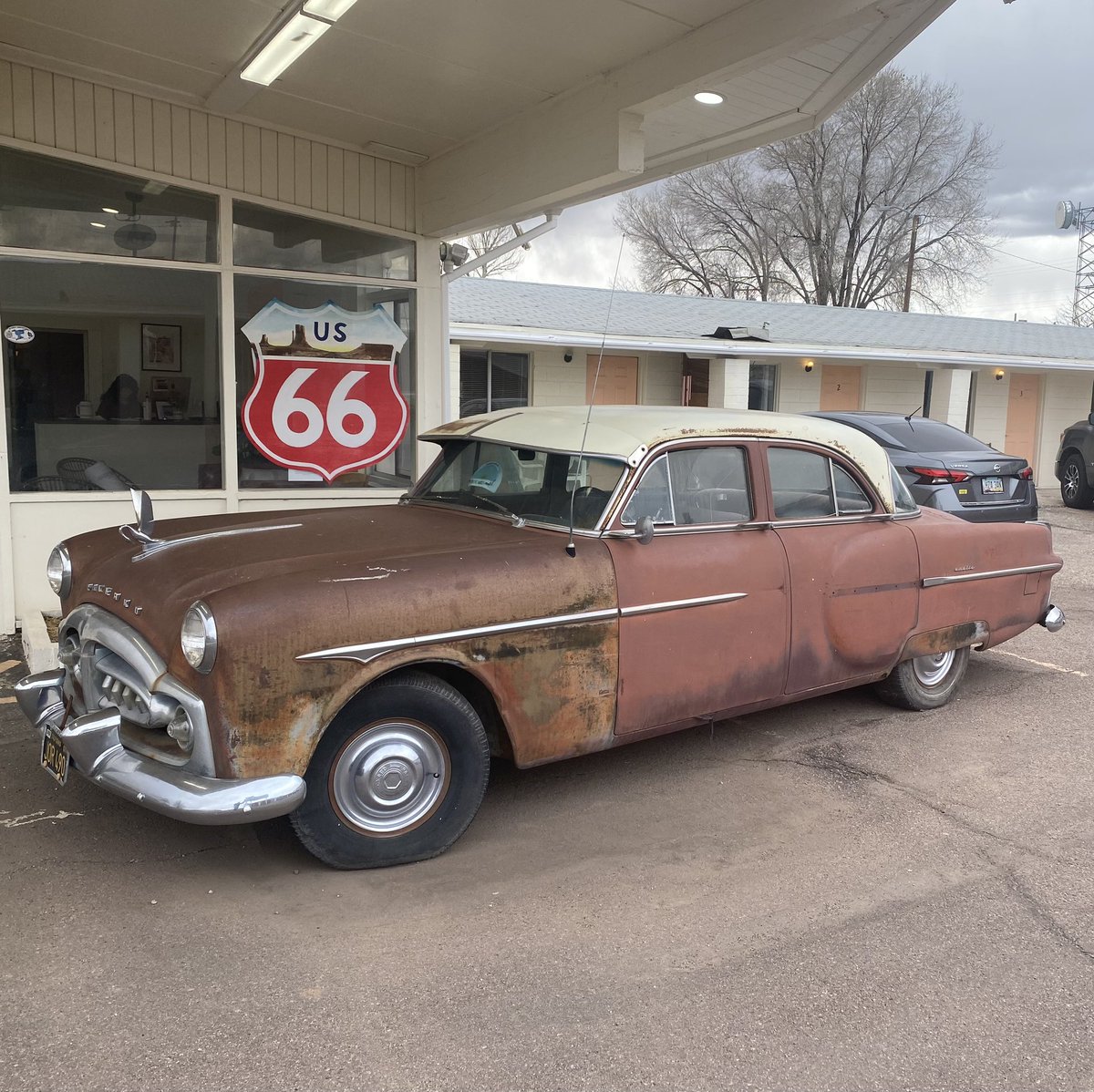 Some interesting cars on #Route66 #roadtrip