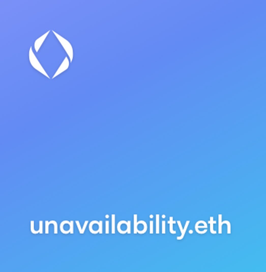 JoysterAfonso's tweet photo. How much is this worth in the current market?
https://t.co/egKeJ2frYI
#ens #ENSD #ENSdomains #ensdomain #ensnames #Web3 #Web3Community #web3names #nft #NFTshill #nfts #NFTCollection #NFTCommunity #nftcollectors #unavailability https://t.co/P7o56Ee8T4