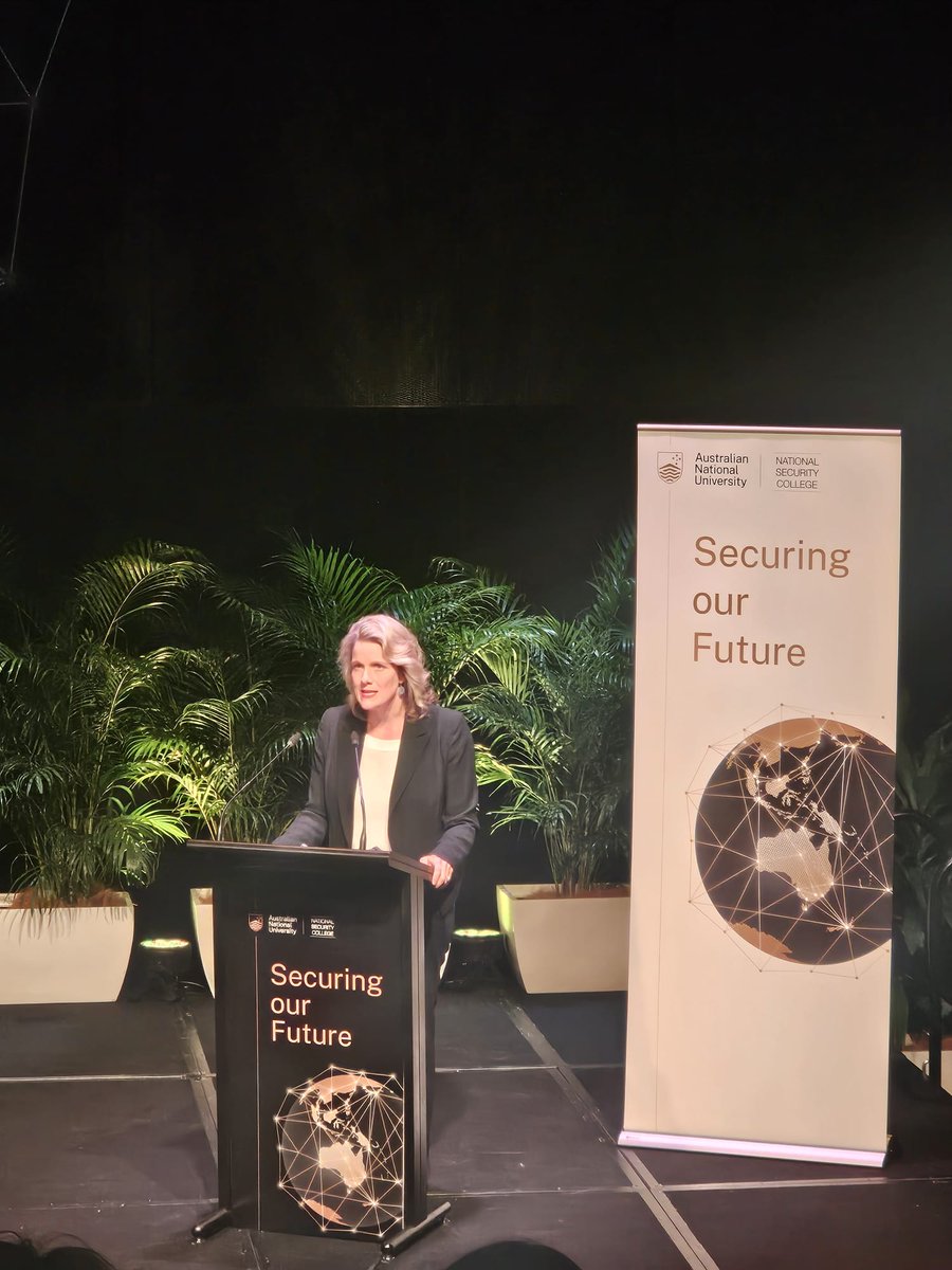 In her keynote at the @NSC_ANU #SecuringOurFuture conference, @ClareONeilMP reiterated the importance of social cohesion: 'the more connected Australians feel to our own citizenship, our own country and to each other, the safer we will be in confronting what lies ahead.' #nsc24