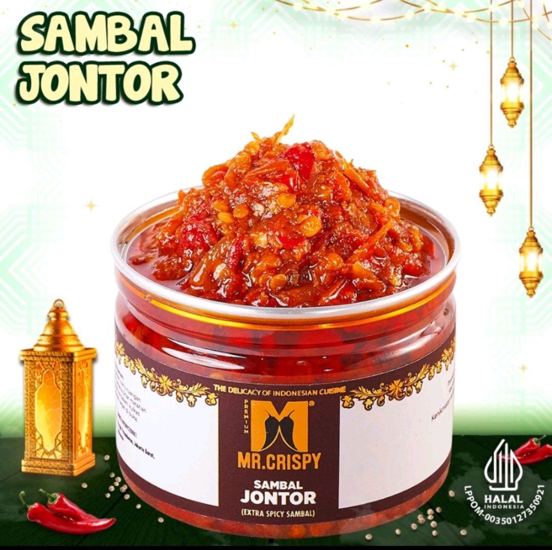 Siapa anak kost disini dan mager masak? 

Mau rekomend sambal praktis yg tahan lama, bikin nagih dann murcee cuman 25k udah bisa bikin nambah nasii bolak balikk dan ga sekali makan😍

Stock sambal mr.crispy biar ga mager makan lgsg sat set 
Belinya disini shope.ee/6V10OXMaZS