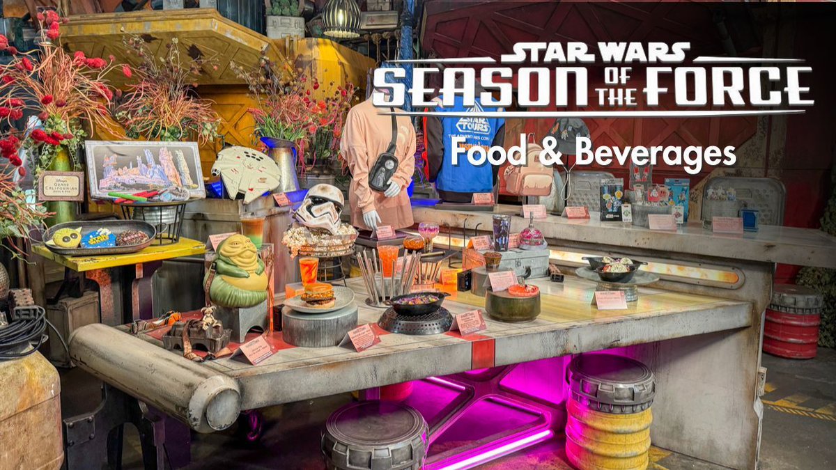 Season of the Force or Season of the Foods? Check Out All The Food and Beverage Offerings for Disneyland's Galactic Celebration buff.ly/3Uk8YuB

#SeasonoftheForce #StarWars #Disneyland #Food #FoodNews #GeekEats